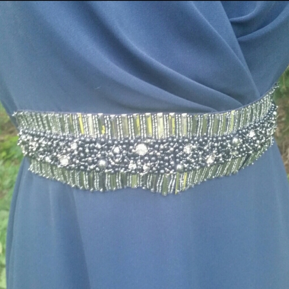 Navy blue Badgley Mischka dress - Picture 5 of 6